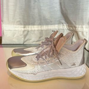 Adidas Pro Boost Low basketball shoes white/ silver size 12. Price negotiable